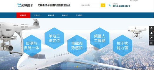 成功與深圳市武鋒技術達成網站建設項目